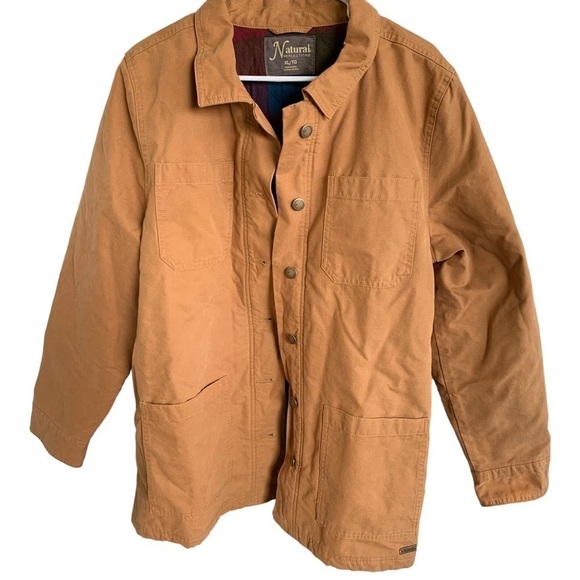 Natural Reflections Flannel Lined Canvas Jacket Women’s Size XL Coat - Picture 1 of 6